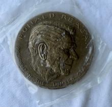 Ronald Reagan Large Bronze Presidential Medal – Collectible Commemorative Coin
