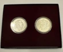 1878 & 1921 Morgan Silver Dollar Coin Set – First and Last Year Collectible