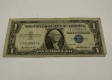1957 $1 Silver Certificate – Blue Seal Note