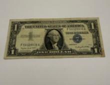 1957 A $1 One Dollar Silver Certificate – Blue Seal Note
