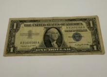 1957 A $1 One Dollar Silver Certificate – Blue Seal Note