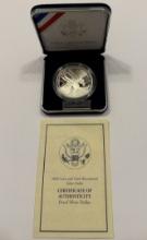 2004 Lewis and Clark Bicentennial Proof Silver Dollar Coin - Certificated