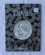 Roosevelt Dimes Plain Folder Collectible Album
