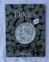Roosevelt Dimes Plain Folder Collectible Album