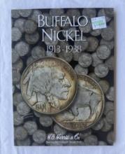 1913–1938 Buffalo Nickels Coin Collectible Album - Empty