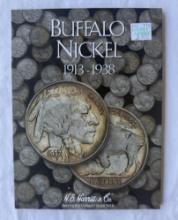 1913–1938 Buffalo Nickels Coin Collectible Album - Empty
