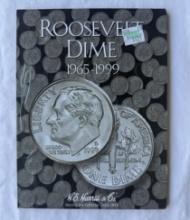 1965-1999 Roosevelt Dime Coin Collectible Album