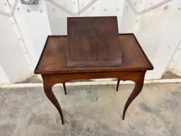 Wood Writing Desk with Drawer Storage
