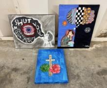 Artistic Painting Set by Madison C. – Canvas Artworks Collection