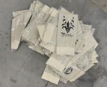 Set of Rustic Paris-Themed Table Runners for Home Decor