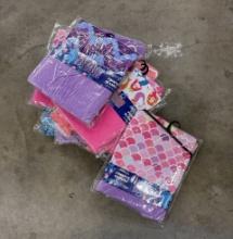 Set of New Mixed Printed Blankets