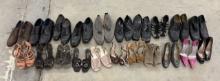 Large Lot of Used Elegant Dress Shoes and Heels for Men and Women
