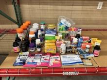 Mixed Lot of Vitamins, Medications, Health & Personal Care Products, and More – New & Unused