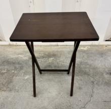 Wooden Folding TV Tray and Snack Table