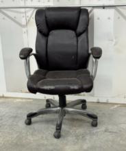 Used Executive Reclining High-Back Office Chair with Extra Padding