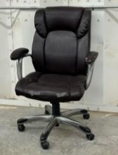 Used Executive Reclining High-Back Office Chair with Extra Padding