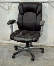 Used Executive Reclining High-Back Office Chair with Extra Padding