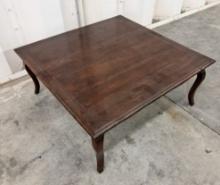 French Style Parquet Wood Extension Dining Table