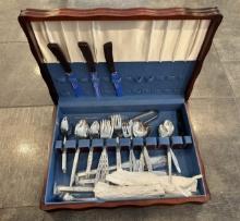 Vintage Oneida Community Milady Flatware Set with Box – Collectible Silverware