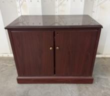 2-Drawer Wooden Storage Cabinet