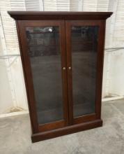 Mahogany Wood Display Cabinet