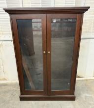 Mahogany Wood Display Cabinet