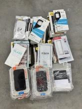 Lot of New Cell Phone Cases, Screen Protectors & Accessories
