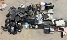 Lot of Tech Devices, Repair Parts, Cables, Connectors & Accessories – Mixed Electronics