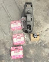 Vintage Slide Projector with Set of New Camera Cases