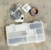 Set of New Bracelets and Box of Useful Clips