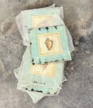 Lot of Wooden Frames with Seashell Decorations