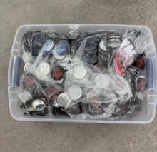 Lot of Circular Pin Back Badge Pins