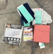 Set of New Pillow Protectors, Statement Pillowcases and Microfiber Felt Sheets