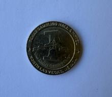 Texas Gambling Hall North Las Vegas $1 Dollar Slot Gaming Token