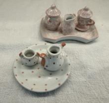 Set of Decorative Ceramic Pieces