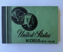 Indian Head - Buffalo Nickels Collection Album - 1913-1938