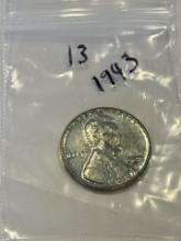 1948 1C Lincoln Cent Coin (Wheat Reverse)
