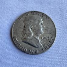 1963 Franklin Silver Half Dollar Coin