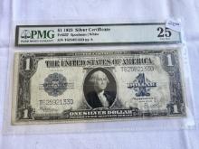 1923 United States Silver Certificate One Dollar – PMG Certified