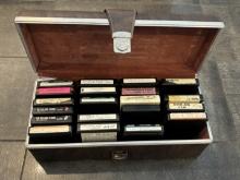 Small Case Full of 20-Track Tapes –Includes The Beatles, Rolling Stones & More –Music Collectible