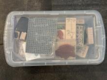 Wooden Stamp Set with Assorted Shapes – Collectible Craft Stamp