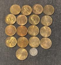 Small Set of Franklin Mint Presidential Coins