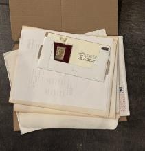 Lot of Assorted Postage Stamps and Other Collectible Items
