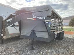 2009 GOOSENECK STOCK TRAILER, VIN# 16G54202X96063405