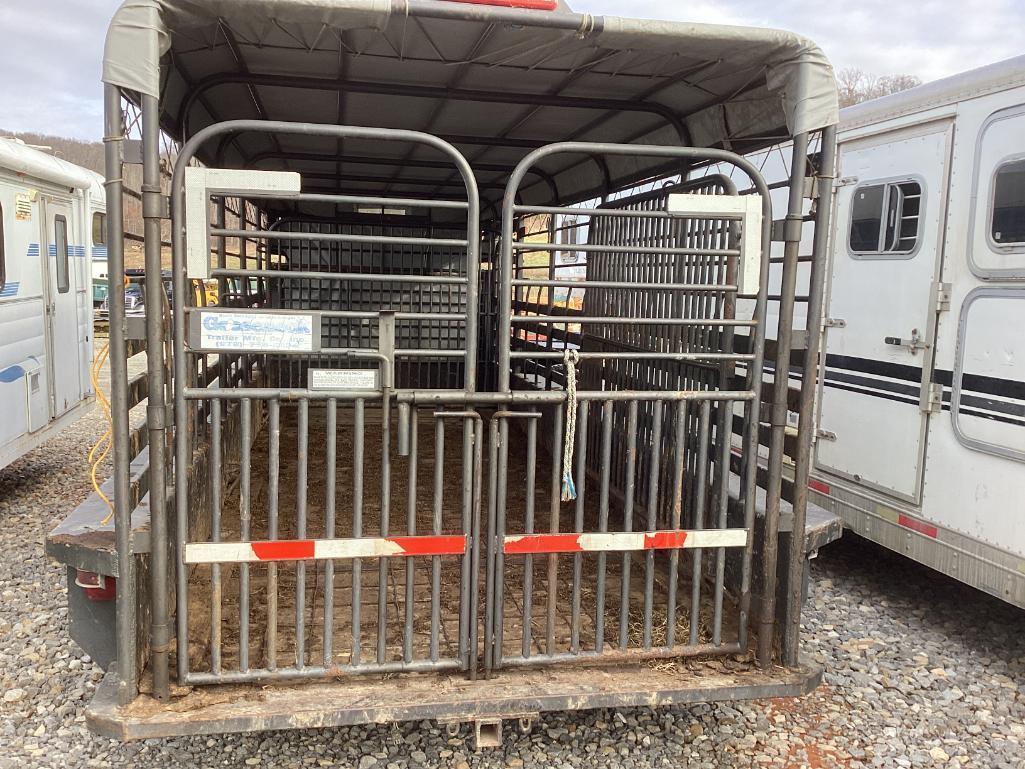 2009 GOOSENECK STOCK TRAILER, VIN# 16G54202X96063405