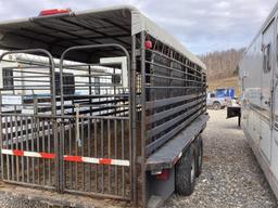 2009 GOOSENECK STOCK TRAILER, VIN# 16G54202X96063405