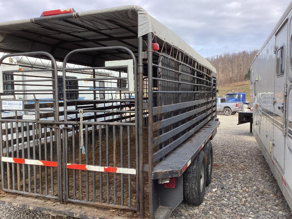 2009 GOOSENECK STOCK TRAILER, VIN# 16G54202X96063405