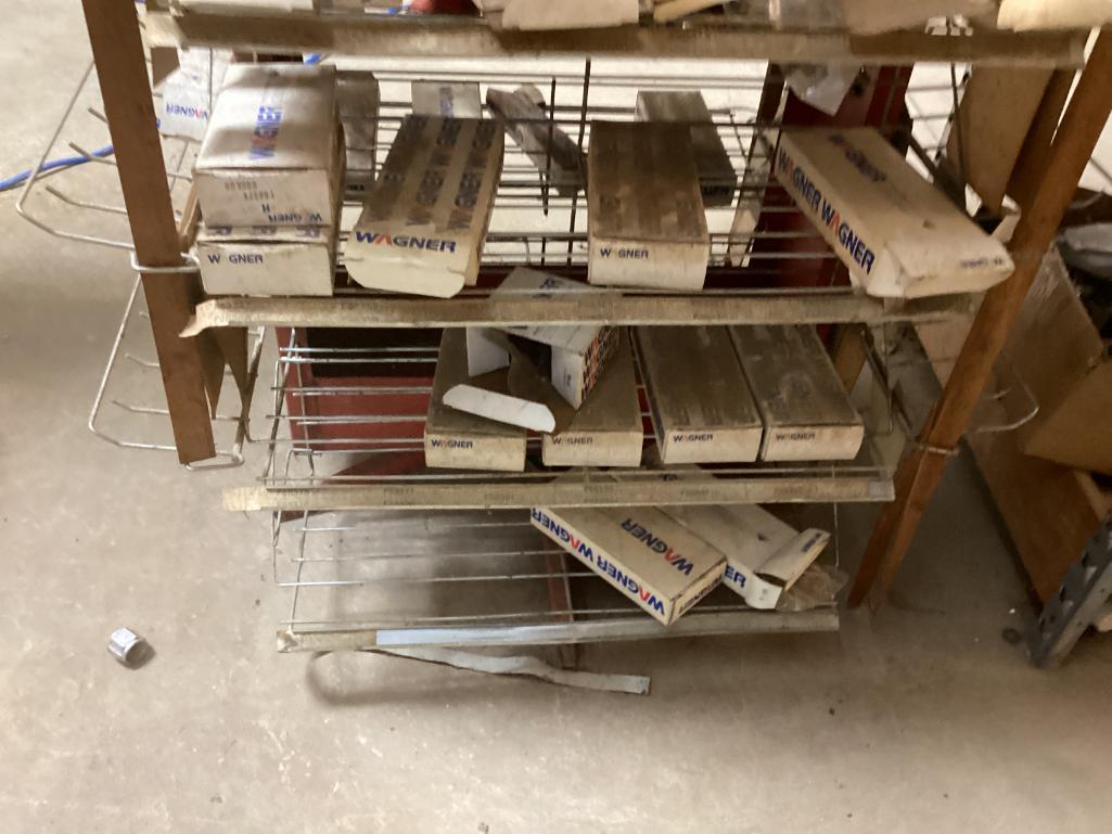 Misc. Shelves of Detroit Engine Parts