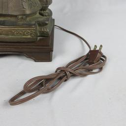 Bronze Asian Man Table Lamp - S