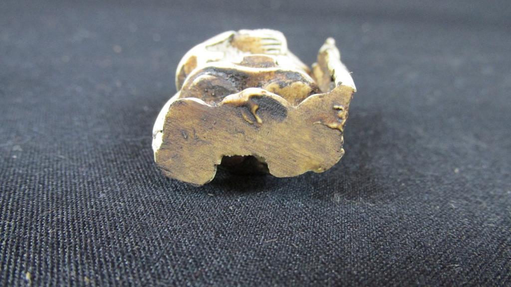 (5) Small Carved Wood Figurines - O